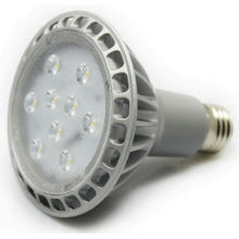 UL listó 2014 nuevo diseño regulable led lámpara par30 iluminación led